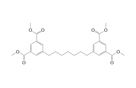 5-[7-(3,5-dicarbomethoxyphenyl)heptyl]benzene-1,3-dicarboxylic acid dimethyl ester