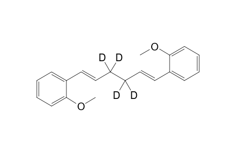 1-Methoxy-2-[(1E,5E)-3,3,4,4-tetradeuterio-6-(2-methoxyphenyl)hexa-1,5-dienyl]benzene