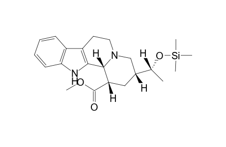 (1S,3R,12bR)-3-[(1R)-1-trimethylsilyloxyethyl]-1,2,3,4,6,7,12,12b-octahydroindolo[2,3-a]quinolizine-1-carboxylic acid methyl ester