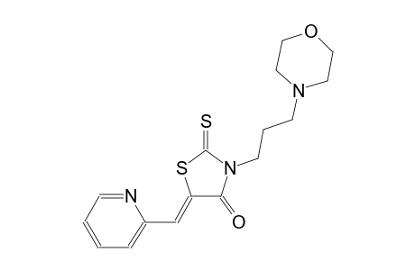 (5Z)-3-[3-(4-morpholinyl)propyl]-5-(2-pyridinylmethylene)-2-thioxo-1,3-thiazolidin-4-one