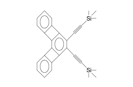 1,2-Bis(2-trimethylsilyl-1-ethynyl)-bis(benzo-cyclobutadieno)-benzene