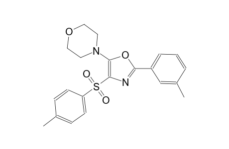 4-{2-(3-methylphenyl)-4-[(4-methylphenyl)sulfonyl]-1,3-oxazol-5-yl}morpholine
