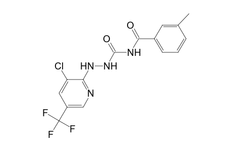 N-[[[3-chloranyl-5-(trifluoromethyl)pyridin-2-yl]amino]carbamoyl]-3-methyl-benzamide