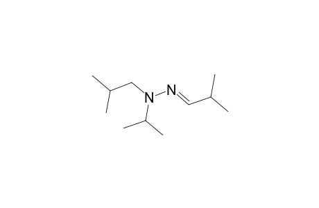 Propanal, 2-methyl-, (1-methylethyl)(2-methylpropyl)hydrazone