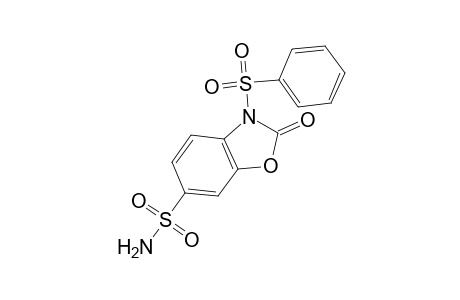 Benzoxazol-2-(3H)-one, 6-aminosulfonyl-3-phenylsulfonyl-