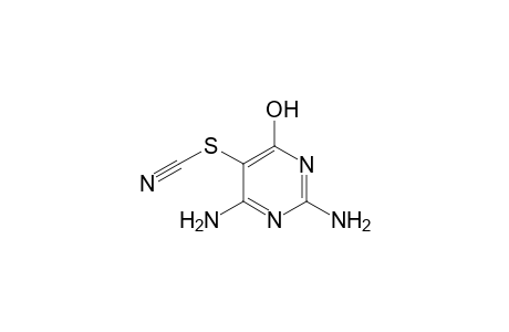 (2,6-diamino-4-oxo-1H-pyrimidin-5-yl) thiocyanate