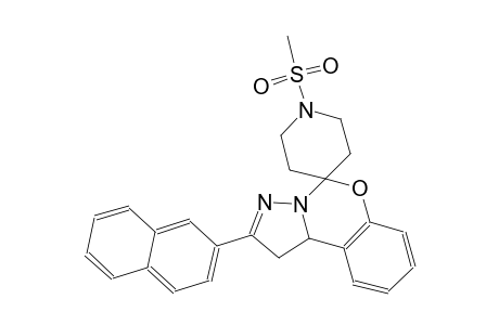 1'-(methylsulfonyl)-2-(naphthalen-2-yl)-1,10b-dihydrospiro[benzo[e]pyrazolo[1,5-c][1,3]oxazine-5,4'-piperidine]