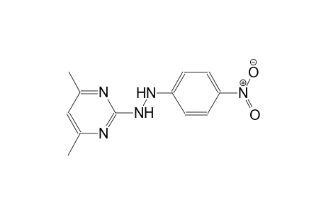 pyrimidine, 4,6-dimethyl-2-[2-(4-nitrophenyl)hydrazino]-