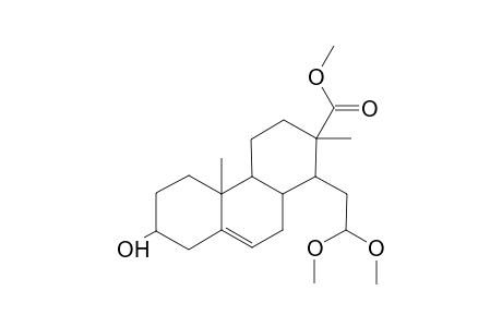 1-(2,2-Dimethoxy-ethyl)-7-hydroxy-2,4b-dimethyl-1,2,3,4,4a,4b,5,6,7,8,10,10a-dodecahydrophenanthrene-2-carboxylic acid, methyl ester