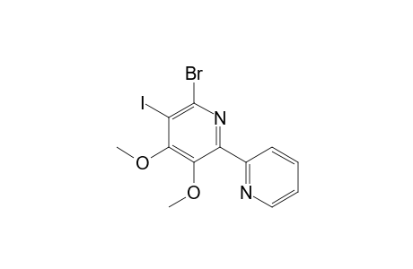 2-Bromanyl-3-iodanyl-4,5-dimethoxy-6-pyridin-2-yl-pyridine