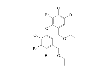 5,6'-Diethyloxymethyl-3,4,2'-tribromo-2,3',4'-trihydroxydiphenyl ether