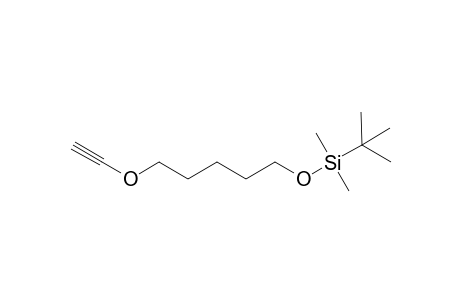 5-(tert-Butyldimethylsiloxy)pentyl ethynyl ether