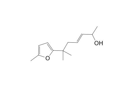 (E)-6-Methyl-6-(5-methyl-2-furyl)hept-3-en-2-ol