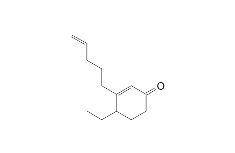 4-Ethyl-3-(pent-4-en-1-yl)cyclohex-2-en-1-one