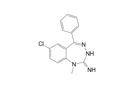 (7-chloro-1-methyl-5-phenyl-1,3,4-benzotriazepin-2-yl)amine