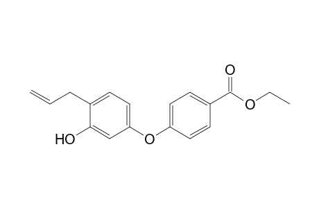 4-[3-Hydroxy-4-(2-propenyl)phenoxy]benzoic Acid Ethyl Ester