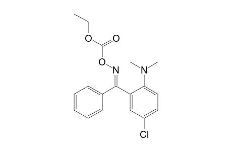 Methanone, [5-chloro-2-(dimethylamino)phenyl]phenyl-, O-(ethoxycarbonyl)oxime