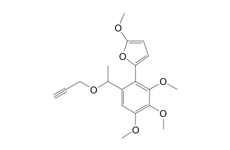 (RAC)-(1''RS)-2-METHOXY-5-[2,3,4-TRIMETHOXY-6-[1-(PROP-2-YNYLOXY)-ETHYL]-PHENYL]-FURANE