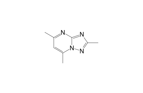 2,5,7-trimethyl-s-triazolo[1,5-a]pyrimidine