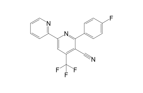 2-(4-fluorophenyl)-6-(2-pyridinyl)-4-(trifluoromethyl)-3-pyridinecarbonitrile