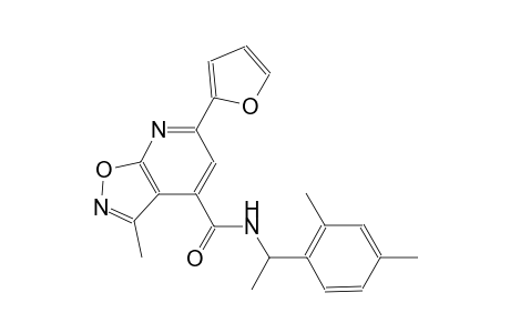 isoxazolo[5,4-b]pyridine-4-carboxamide, N-[1-(2,4-dimethylphenyl)ethyl]-6-(2-furanyl)-3-methyl-