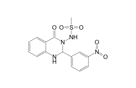 N-[2-(3-nitrophenyl)-4-oxidanylidene-1,2-dihydroquinazolin-3-yl]methanesulfonamide