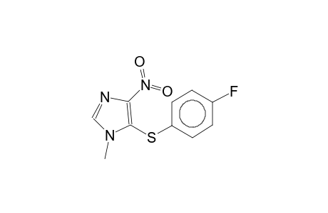 1-methyl-4-nitro-5-(4-fluorophenylthio)imidazole