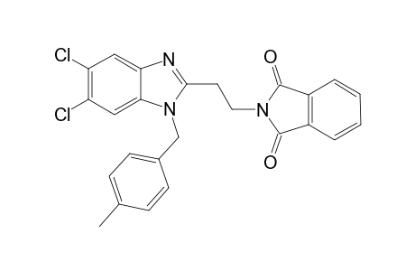2-[2'-(5",6"-Dichloro-1"-(p-methylbenzyl)-1H-benzoimidazol-2"-yl)ethyl]-isoindole-1,3-dione