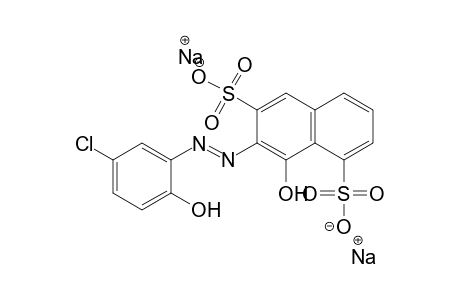 1,6 Naphthalenedisulfonic acid, 7-[(5-chloro-2-hydroxyphenyl)azo]-8-hydroxy-