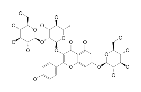 KAEMPFEROL-3-O-BETA-D-GLUCOPYRANOSYL-(1->2)-ALPHA-L-RHAMNOPYRANOSYL-7-O-BETA-D-GLUCOPYRANOSIDE