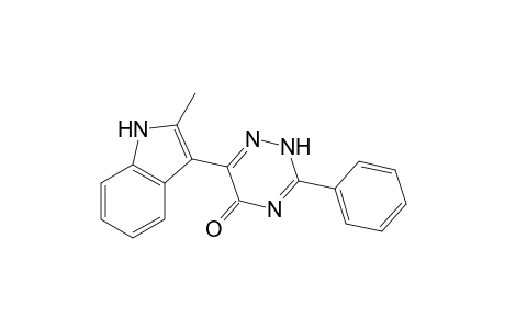 3-Phenyl-6-(2'-methylindol-3'-yl)-1,2,4-triazin-5(2H)-one
