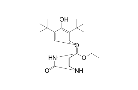 Ethyl 4-(3,5-di-tert-butyl-4-hydroxyphenyl)-6-methyl-2-oxo-1,2,3,4-tetrahydropyrimidine-5-carboxylate