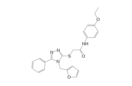 N-(4-ethoxyphenyl)-2-{[4-(2-furylmethyl)-5-phenyl-4H-1,2,4-triazol-3-yl]sulfanyl}acetamide