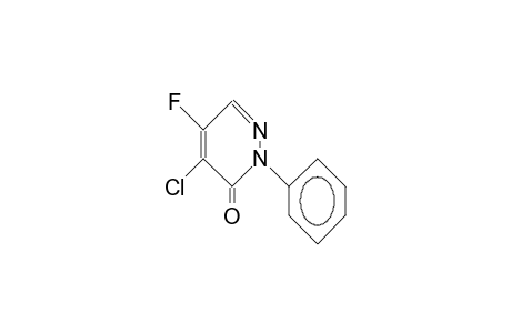 3(2H)-Pyridazinone, 4-chloro-5-fluoro-2-phenyl-