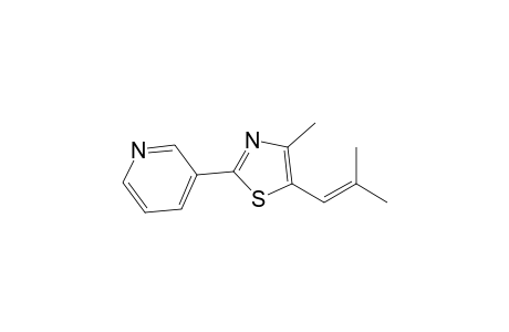 [4-methyl-5-(2-methyl-1-propenyl)-2-(3-pyridyl)]thiazole