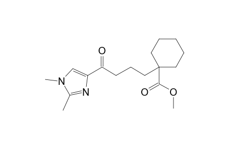 1-[4-(1,2-dimethyl-4-imidazolyl)-4-oxobutyl]-1-cyclohexanecarboxylic acid methyl ester