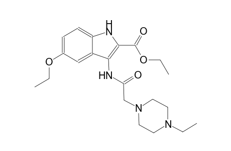 ethyl 5-ethoxy-3-{[(4-ethyl-1-piperazinyl)acetyl]amino}-1H-indole-2-carboxylate