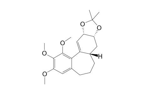 (7a.alpha.,8a.alpha.,11a.alpha.)-5,7,7a,8,8a,11a-Hexahydro-1,2,3-trimethoxy-10,10-dimethyl-6H-benzo[3,4]cyclohepta[1,2-f][1,3]benzodioxole