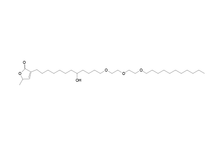 2-(8'-Hydroxy-13',16',19'-trioxatriacontyl)-4-methylbutenic 2-lactone