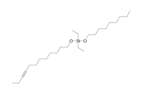 Silane, diethyl(dodec-9-ynyloxy)nonyloxy-