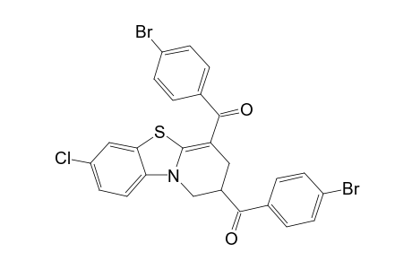 (4-bromophenyl)-[4-(4-bromophenyl)carbonyl-7-chloranyl-2,3-dihydro-1H-pyrido[2,1-b][1,3]benzothiazol-2-yl]methanone