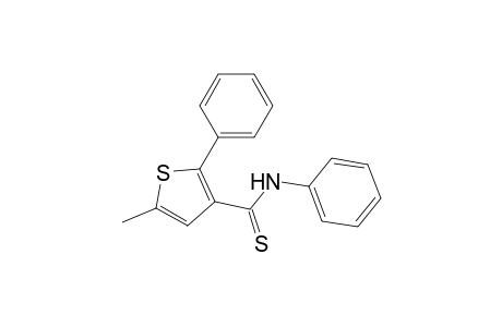 3-Thiophenecarbothioamide, 5-methyl-N,2-diphenyl-