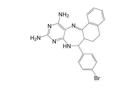 10,12-Diamino-7-(4-bromophenyl)-6,6a,7,8-tetrahydro-5H-naphtho[1,2-e]pyrimido[4,5-b][1,4]diazepine