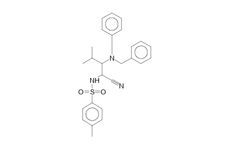 N-[1-cyano-2-(dibenzylamino)-3-methyl-butyl]-4-methyl-benzenesulfonamide