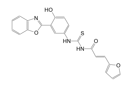 N-[3-(1,3-benzoxazol-2-yl)-4-hydroxyphenyl]-N'-[(2E)-3-(2-furyl)-2-propenoyl]thiourea