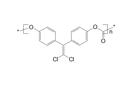 Polycarbonate of 1,1-dichloro-2,2-bis(4-hydroxyphenyl)ethylene