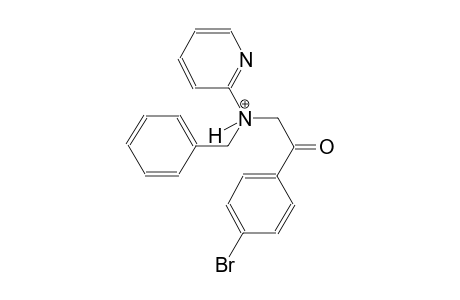 N-benzyl-N-[2-(4-bromophenyl)-2-oxoethyl]-2-pyridinaminium