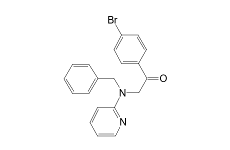 1-(4-bromophenyl)-2-[(phenylmethyl)-(2-pyridinyl)amino]ethanone
