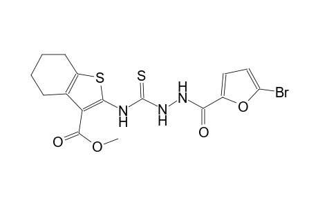 methyl 2-({[2-(5-bromo-2-furoyl)hydrazino]carbothioyl}amino)-4,5,6,7-tetrahydro-1-benzothiophene-3-carboxylate