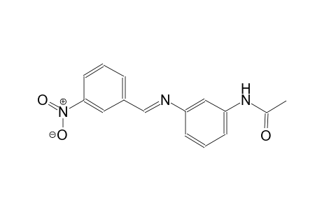 acetamide, N-[3-[[(E)-(3-nitrophenyl)methylidene]amino]phenyl]-